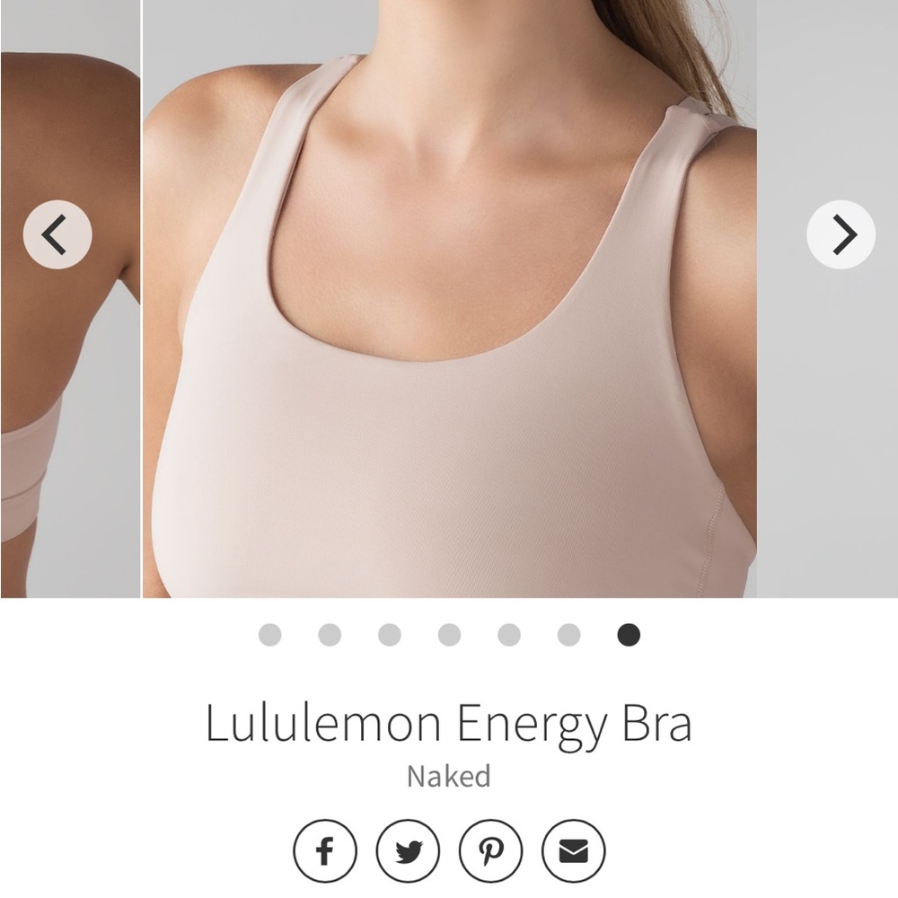 Lululemon Energy Bra longline size 8